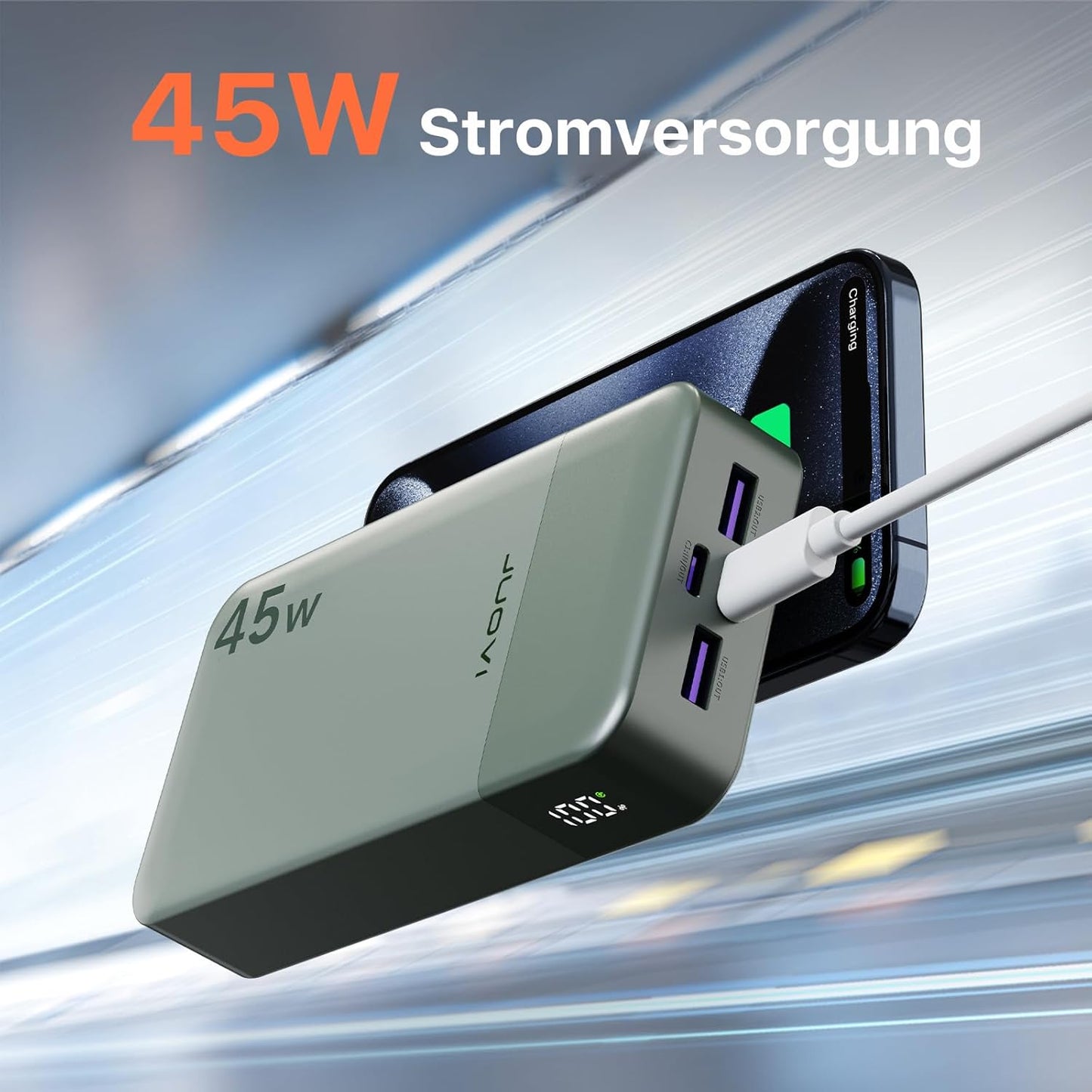 Powerbank mit 20.000 mAh(45W) - JUOVI J2621